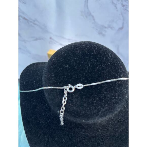 White Ice  Designer Sterling Silver & Diamonds Pendant Necklace New in Box - Picture 3 of 10